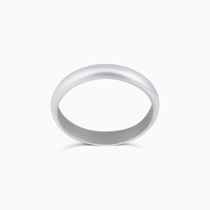 Silver Rings - Pure Silver Ring &#8211; Hidden Promising Plain Design