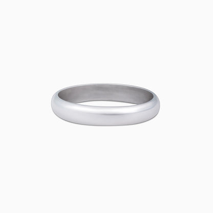 Classic Rings - Pure Silver Ring &#8211; Hidden Promising Plain Design