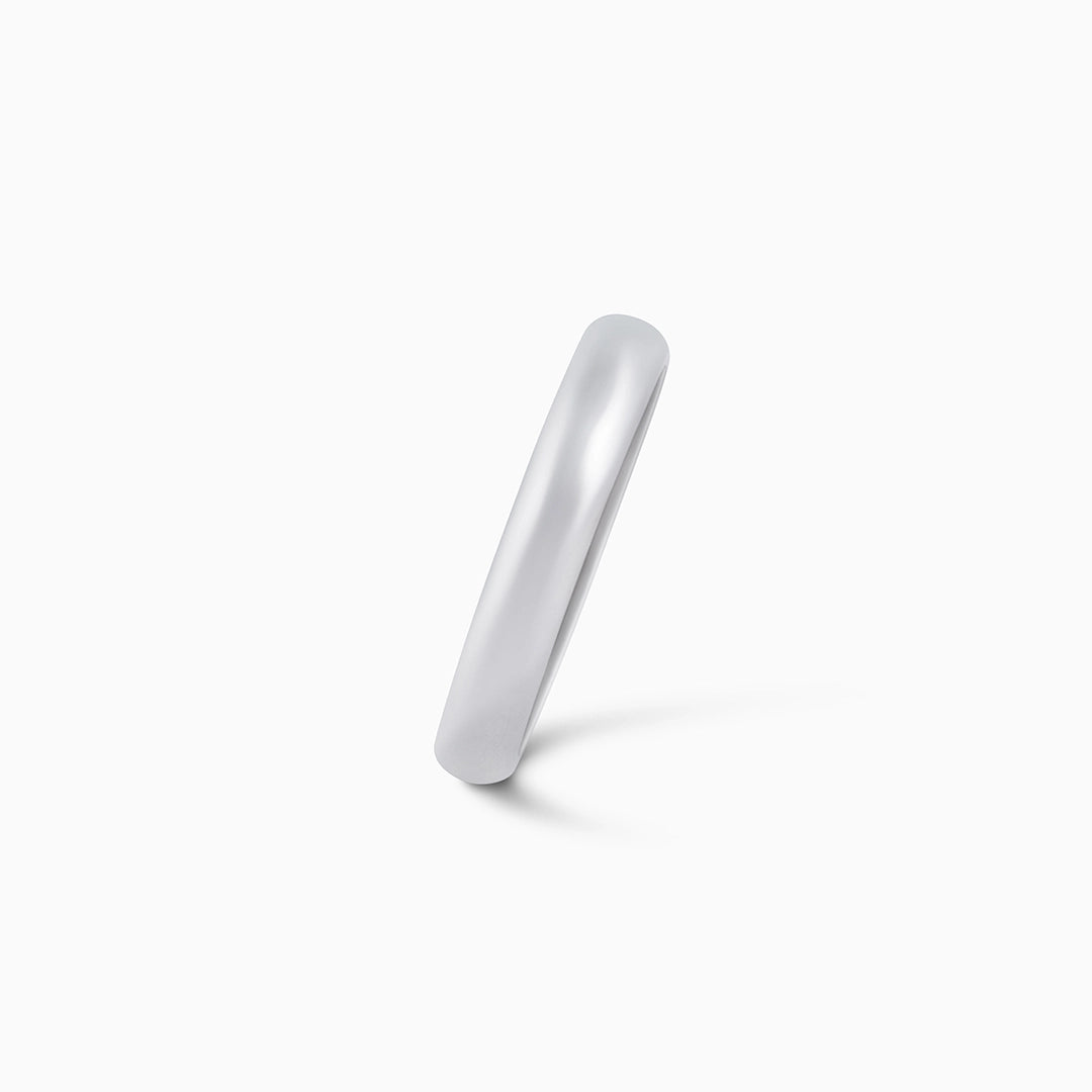 Plain Rings - Pure Silver Ring &#8211; Hidden Promising Plain Design
