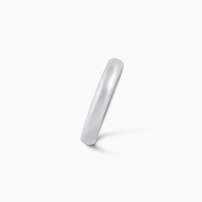 Plain Rings - Pure Silver Ring &#8211; Hidden Promising Plain Design