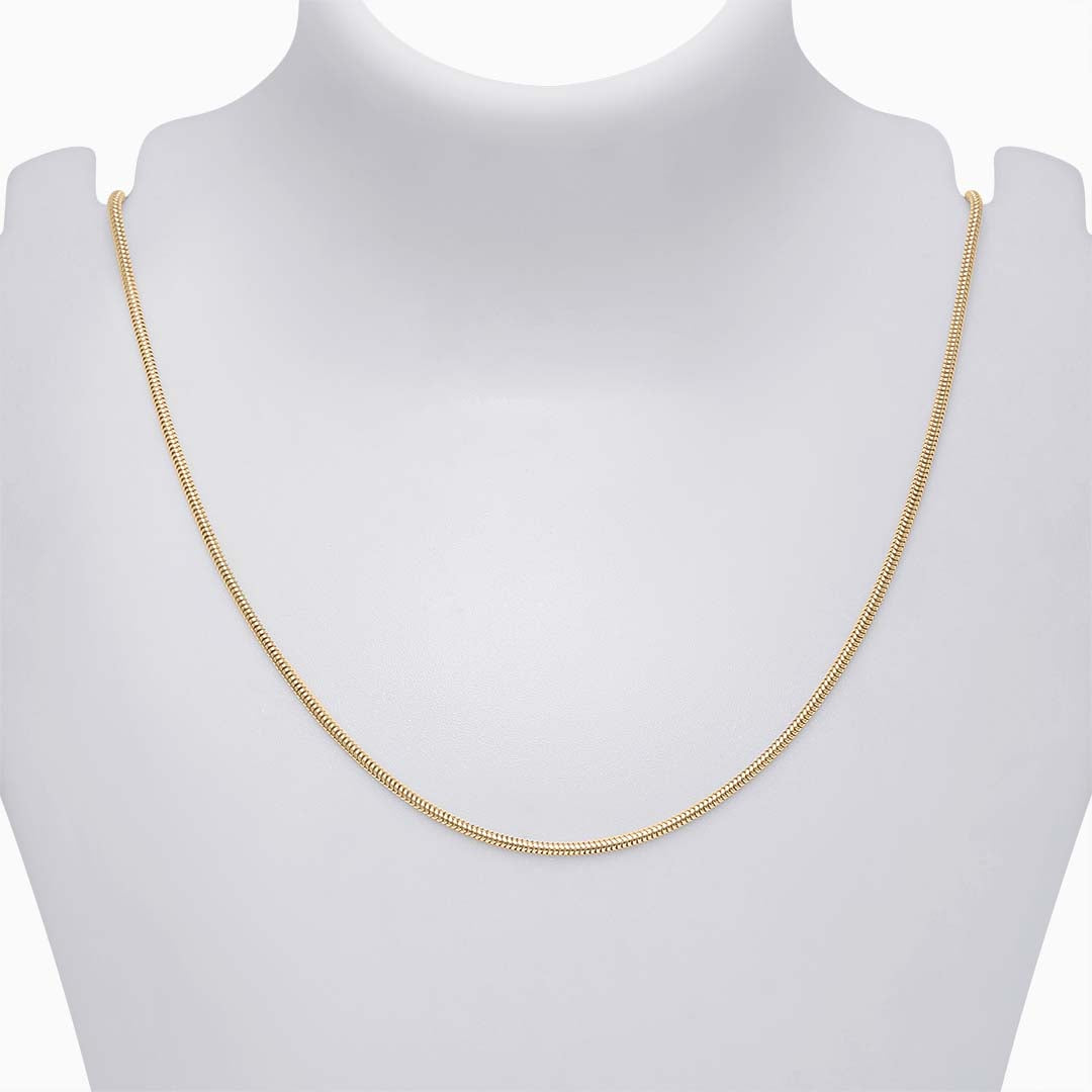 Silver Chains - Pure 925 Silver Chain &#8211; Think Snake Chain For Men and Women