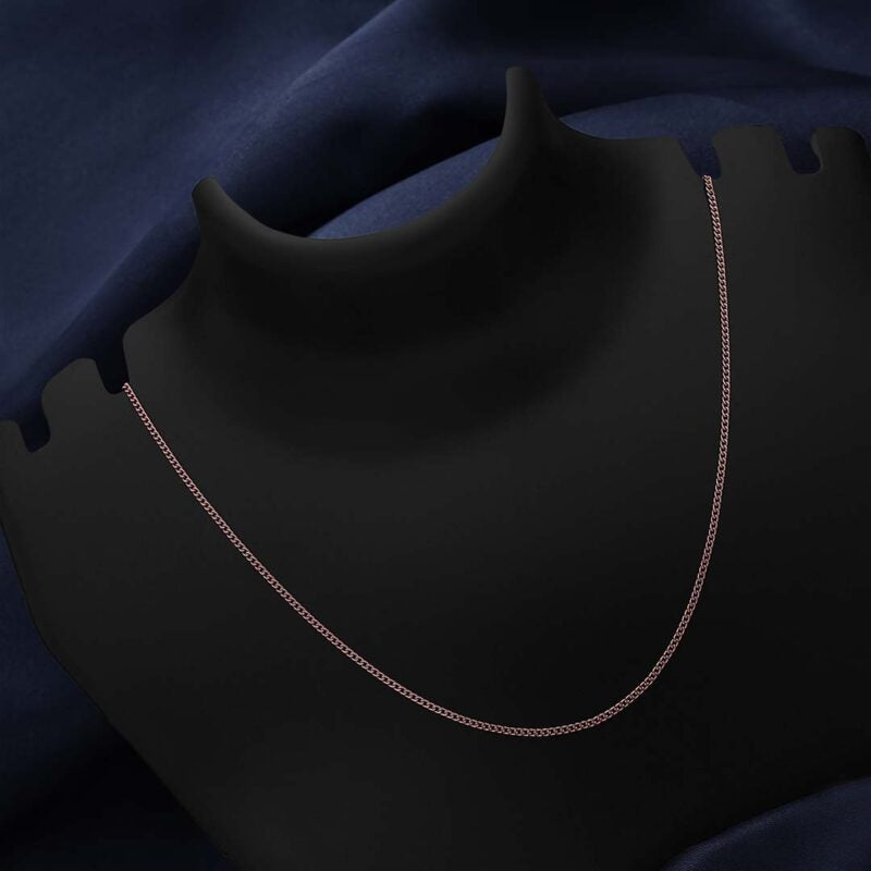 Silver Chains - Pure 925 Silver Chain &#8211; Golden Glamour Of Cuban Link Model