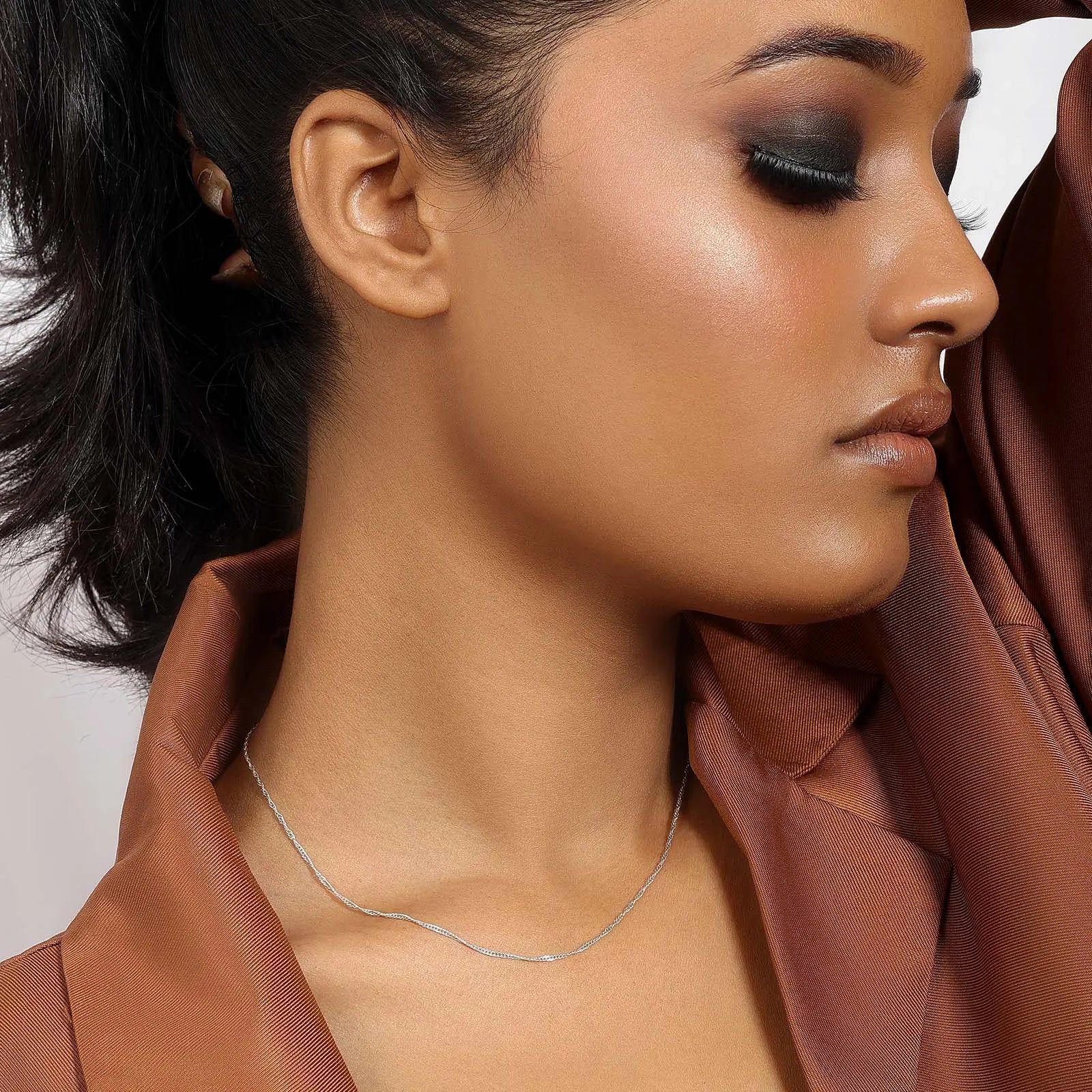 Silver Twisted Rope Chain - Tweov Jewels