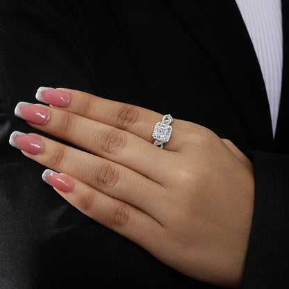 Stylish Floral Design Women Silver Ring - Tweov Jewels
