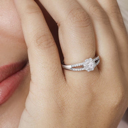 Twin Band Silver Ring for Women - Tweov Jewels
