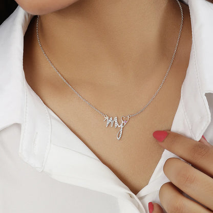 My Heart Silver Necklace