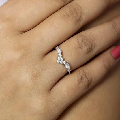 Silver Floral Ring for Women - Tweov Jewels