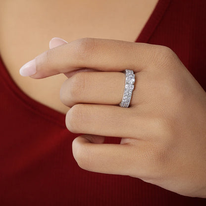 Silver Solitaire CZ Stylish Ring