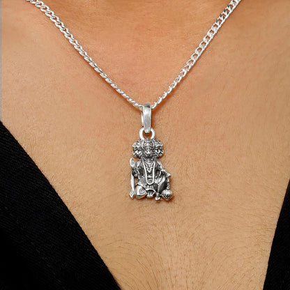 Pure Silver Panchmukhi Hanuman ji Kavach Locket