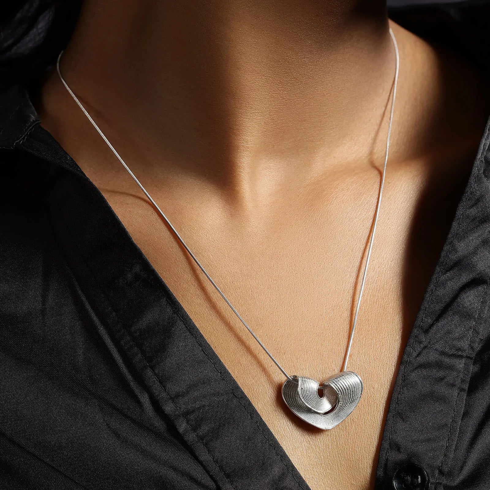 925 Sterling Silver Heart Pendant