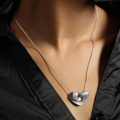 925 Sterling Silver Heart Pendant