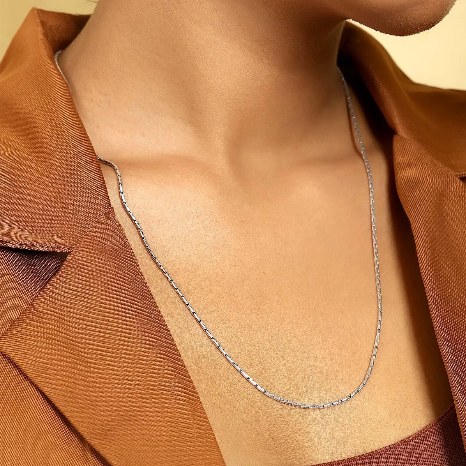 Designer Silver Box Chain - Tweov Jewels