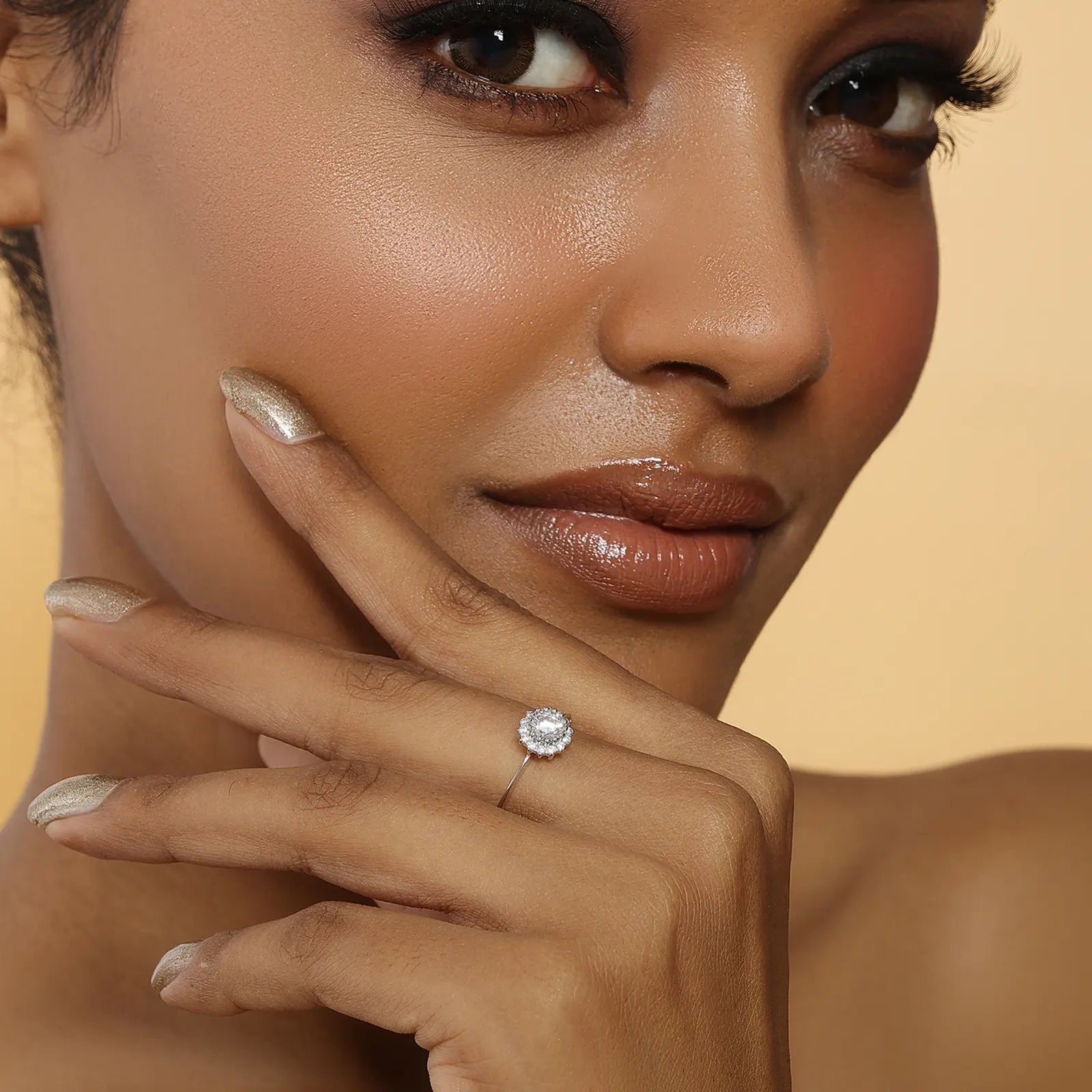 CZ Blooming Flower Silver Ring - Tweov Jewels