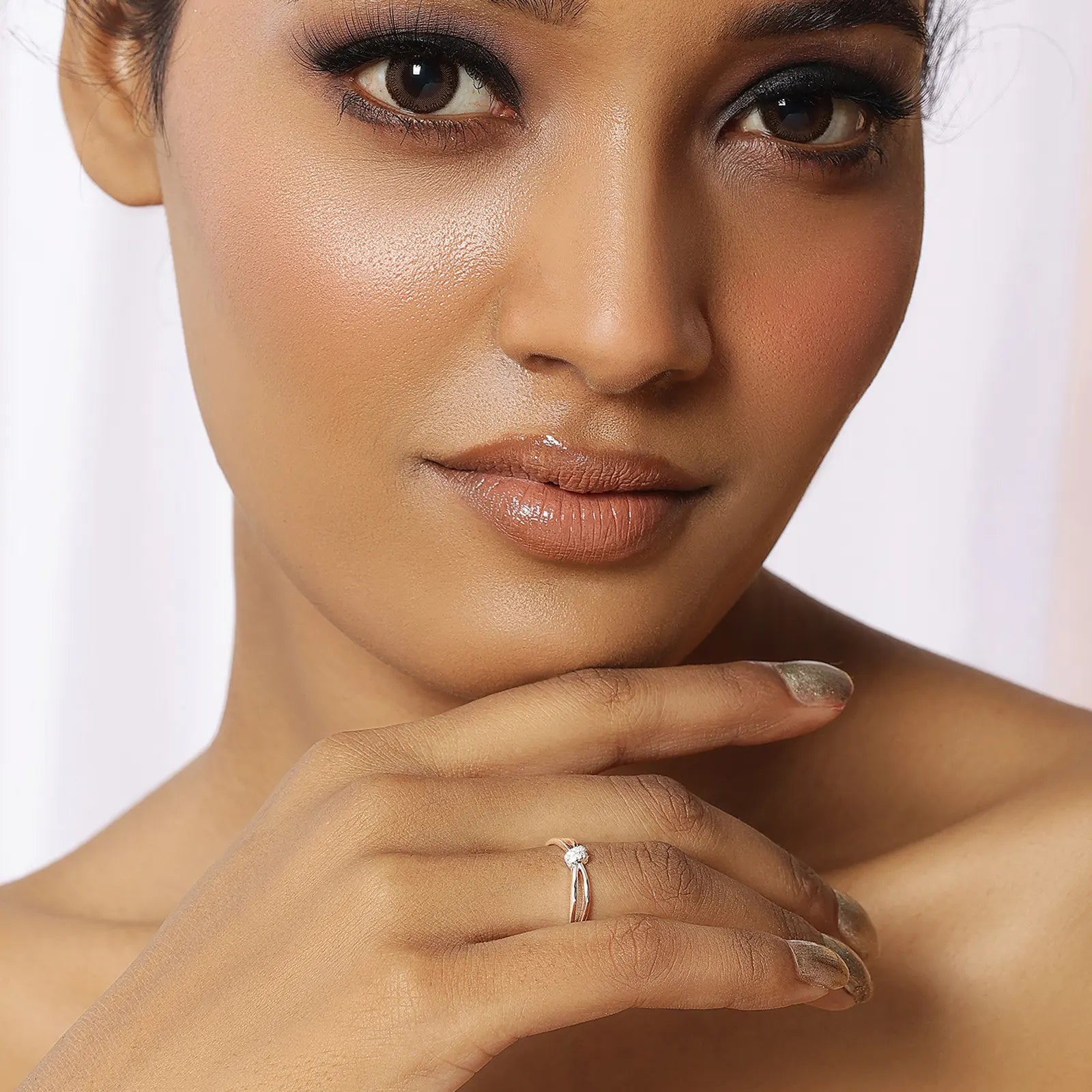 CZ Infinity Love Silver Ring