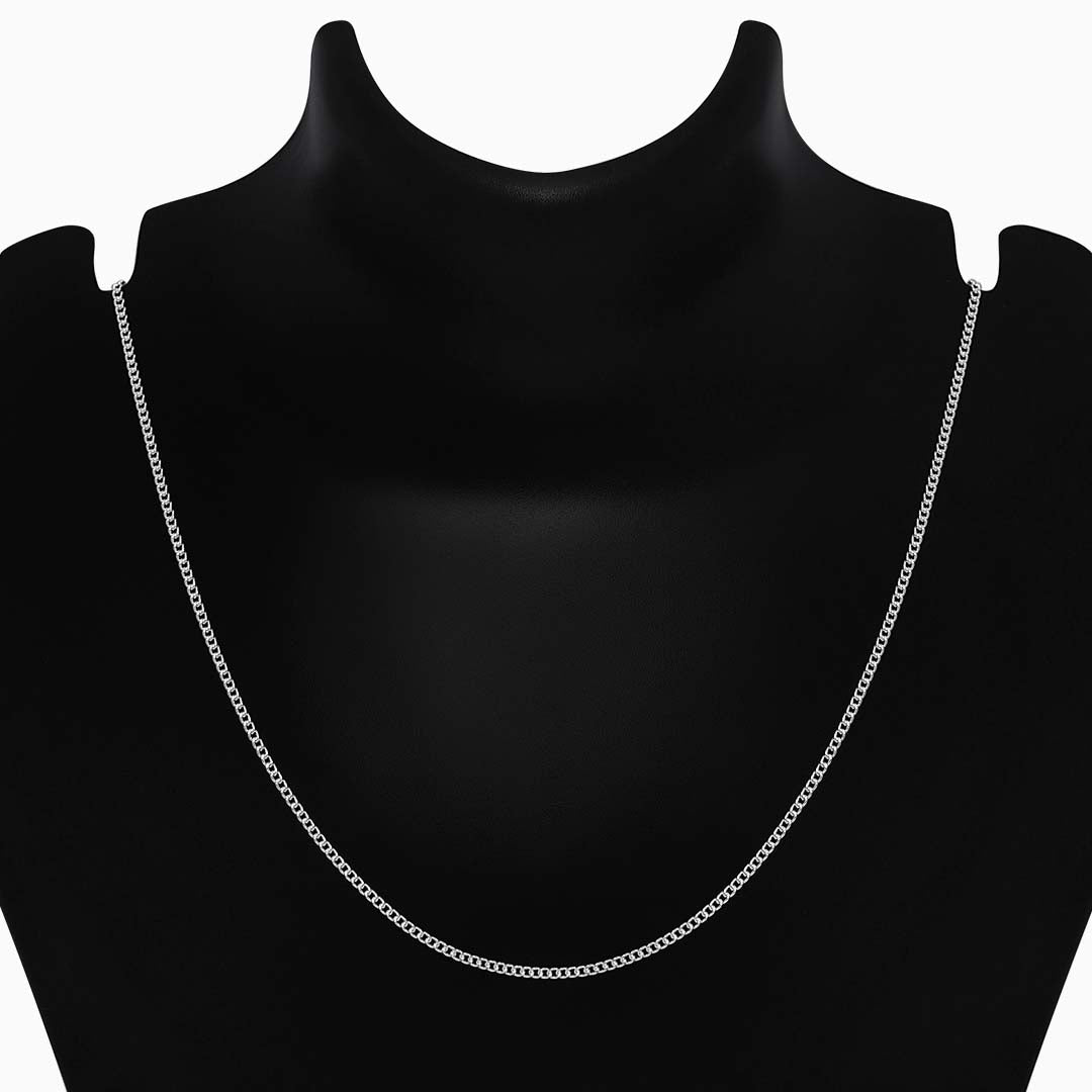 silver chain - Pure 925 Silver Chain &#8211; Floating Cable Chain Design