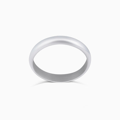 Silver Rings - Pure 925 Silver Ring &#8211; Moon Craving Plain Fit
