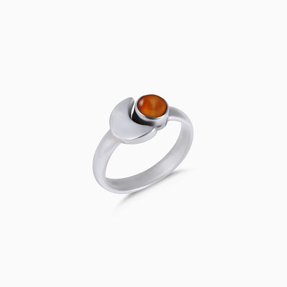Silver Rings - Pure Silver Ring &#8211; Made Of Tiger Eye Stone With Misty Look