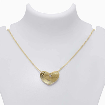 Couple Pendant - Pure 925 Silver Pendant &#8211; Gold Plated Pendant Made With Heart  Strings