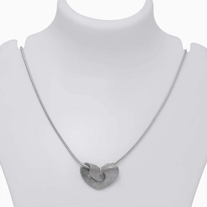 Neck Pieces - Pure 925 Silver Pendant &#8211; Made With Heart Strings