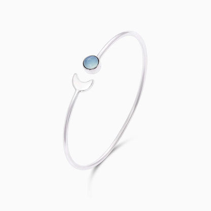 Bracelet for gift - Pure 925 Silver Bracelet for Women &#8211; Simple Moonlight Custom Fit