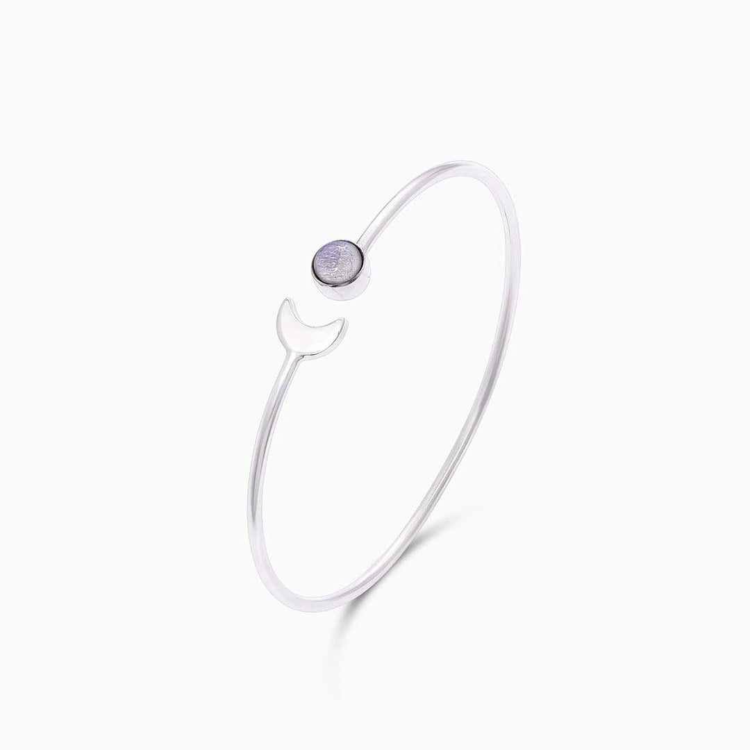 Bracelet for gift - Pure 925 Silver Bracelet &#8211; Opening Sun Moon Design