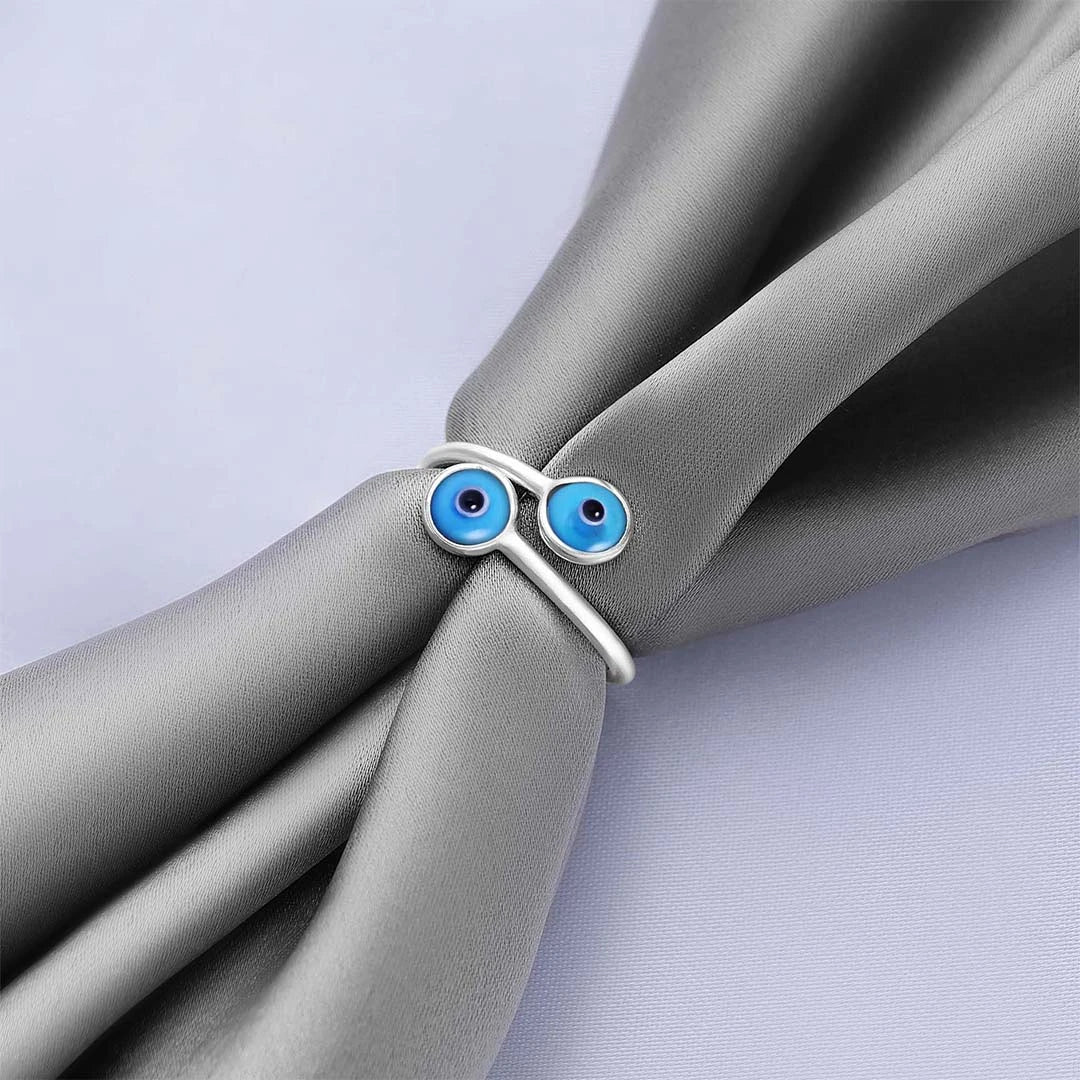 Blue Evil Eye Ring