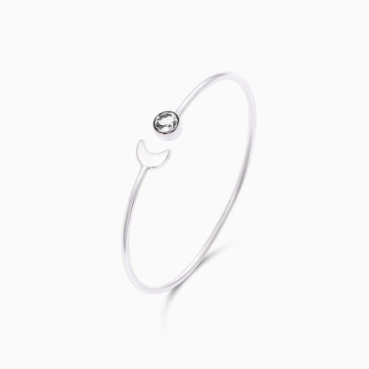 Bracelet for gift - Pure 925 Silver Bracelet &#8211; Simple Magical Moonstone Design