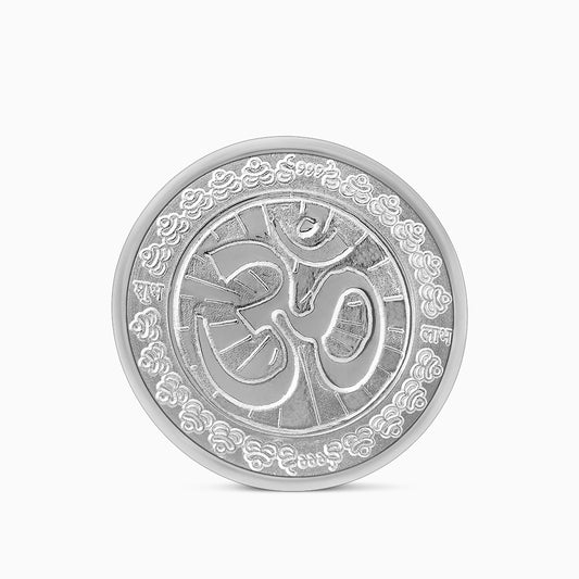 10 GM Silver Coin - Pure 10 gm Silver Coin at best Price &#8211; Blissful Om Coin