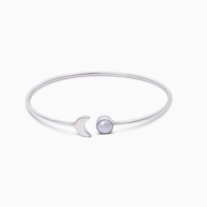 bracelet for womens - Pure Silver Bracelet for Women &#8211; Timeless Elegance With White Pearl
