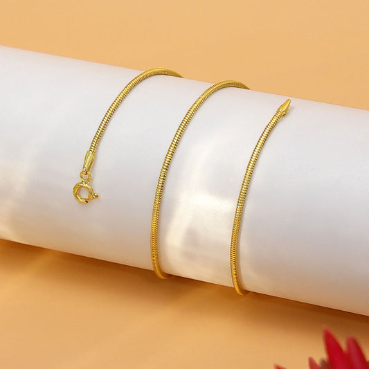 Mens Collection - Pure 925 Silver Chain &#8211; Think Snake Chain For Men and Women