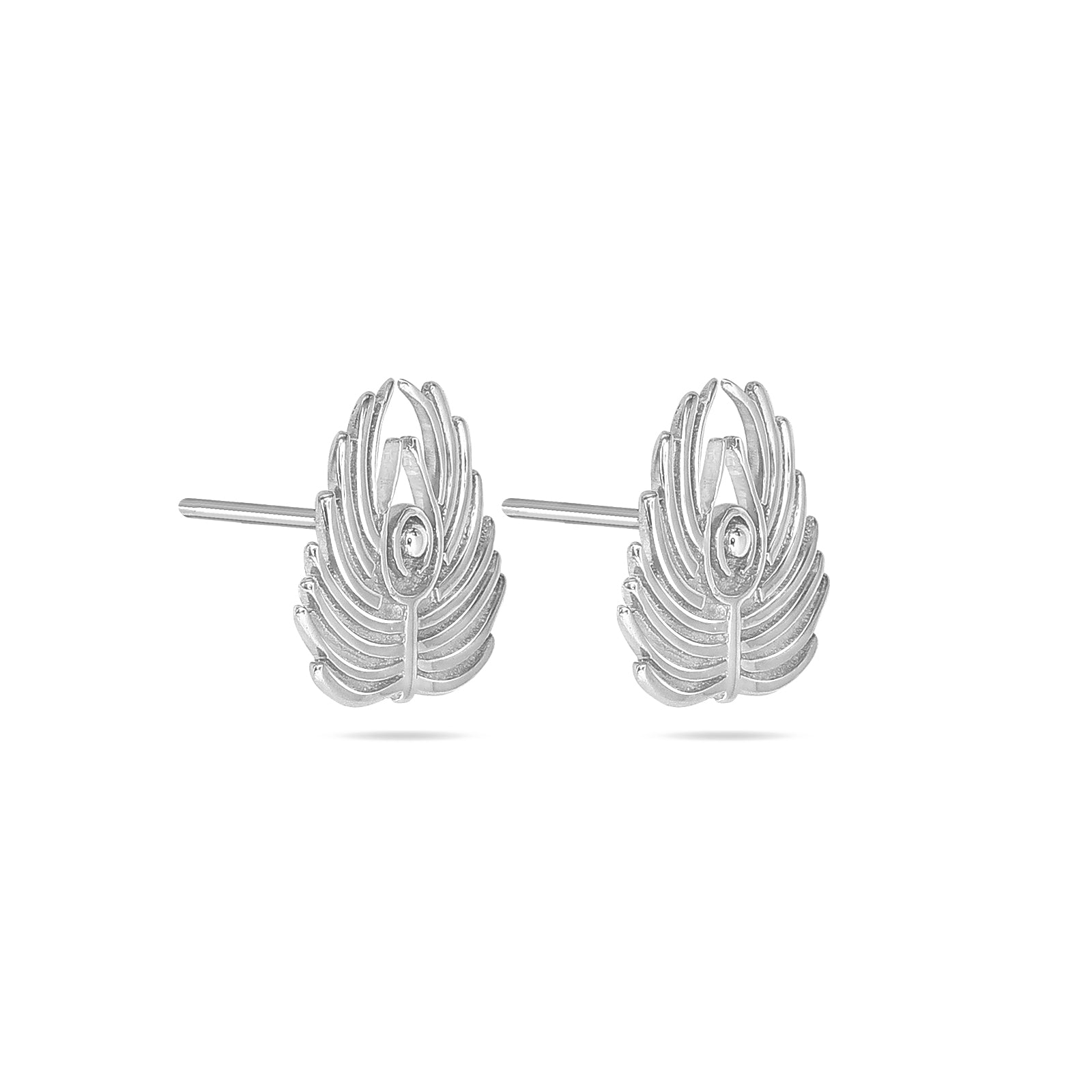 peacock silver earring - Pure 925 Silver Earring &#8211; Beautiful Peacock Feather Design