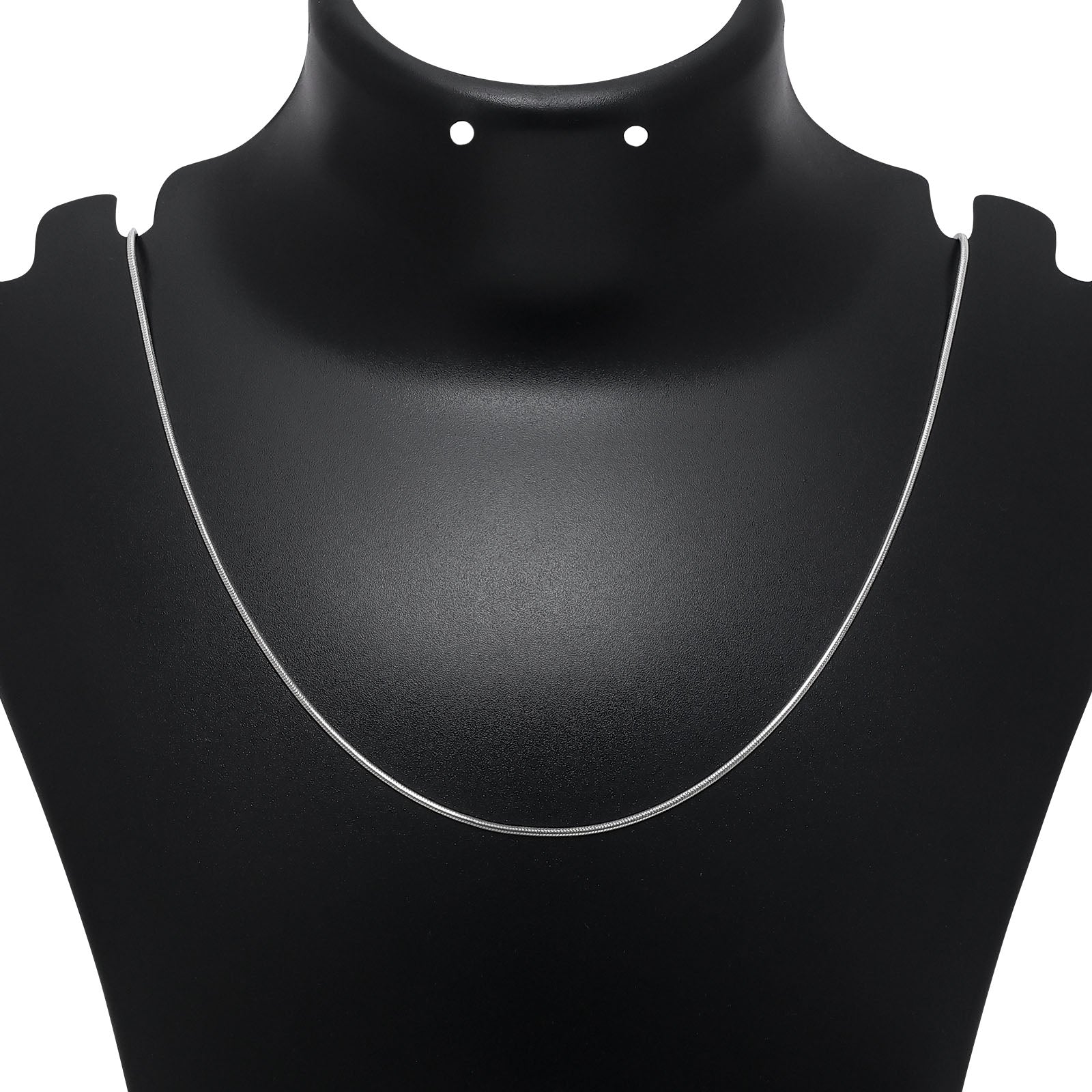 Men Silver Chain - Pure Silver Chain &#8211; Long Thin Snake Chain Necklace