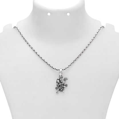 Hanuman Locket - Pure Silver Pendant &#8211; Featuring Hanuman ji