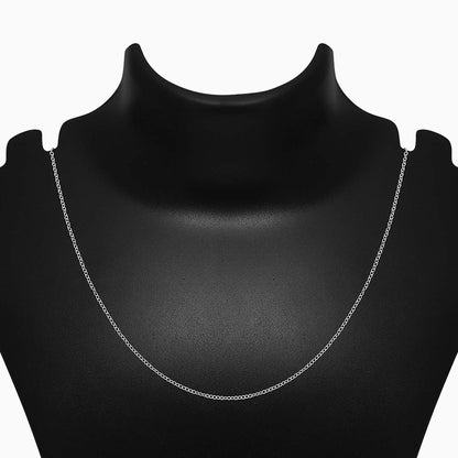644 - Pure 925 Silver Chain &#8211; Rolo Rope Chain For Women