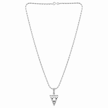 Silver Pendants - Pure 925 Silver Pendant &#8211; Triangle Hood Model