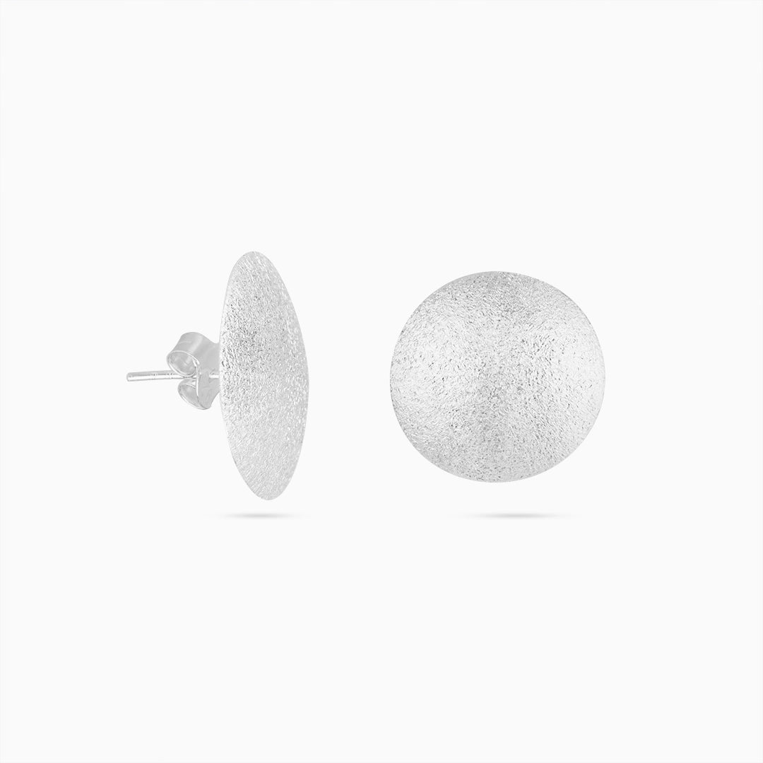 Silver stud - Pure Silver Studs &#8211; Sparkling Round Model