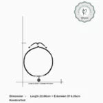 Silver Spectrum In Oxidized Silver Anklet For Women