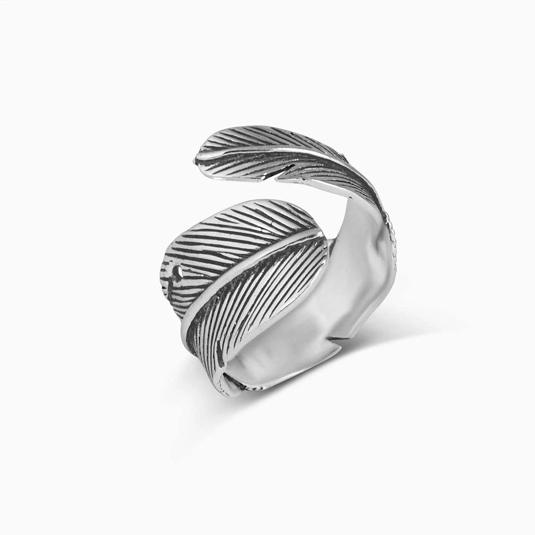 Contemporary Jewellery - Silver Feathers Rings