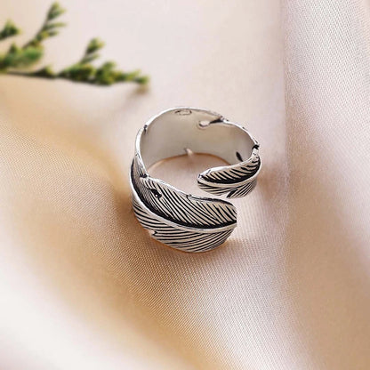 Classic Rings - Silver Feathers Rings