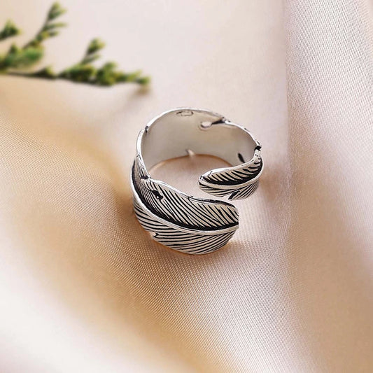 Classic Rings - Silver Feathers Rings