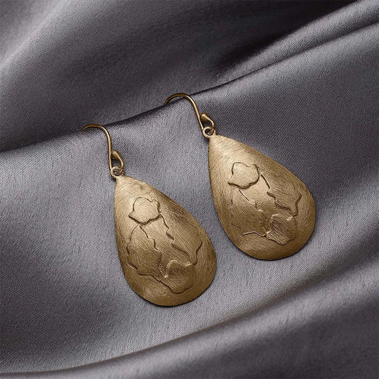 Contemporary Jewellery - Pure Silver Earrings &#8211; Made With Golden Sunrays