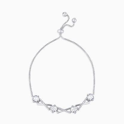 Silver Bracelet for gift - Pure Silver Bracelet for Women &#8211; Made With X-Locked Zircon