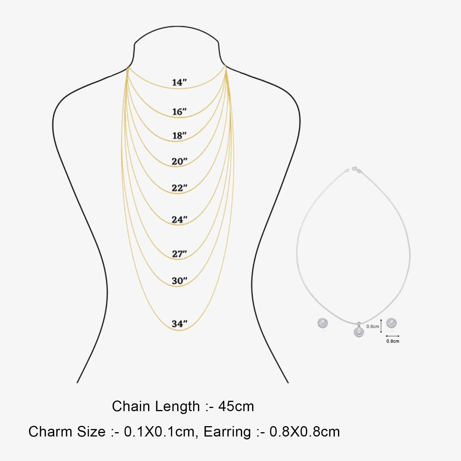 Round Floral Design Silver Pendant & Earrings Set