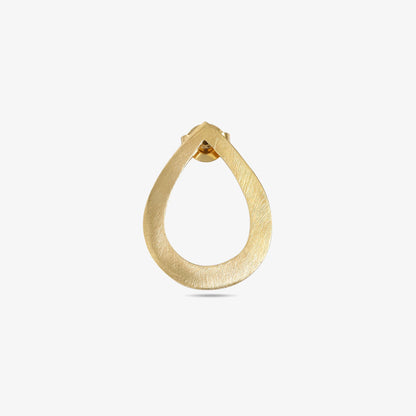 Pure Silver Earrings - Timeless Beauty Of Gold Plated Dew Drop