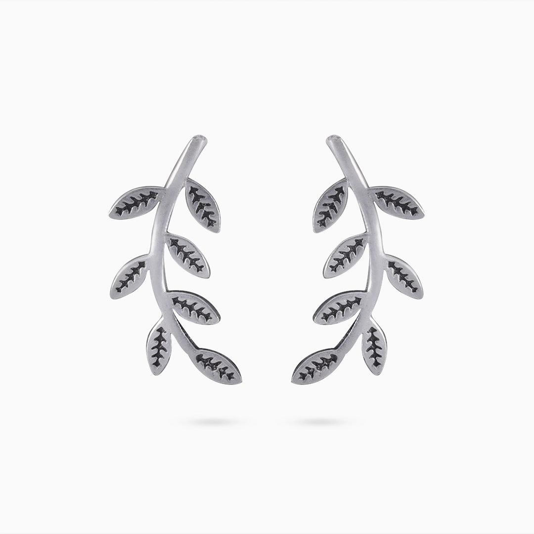 Silver Earrings - The Silver Ear Climbers Earrings