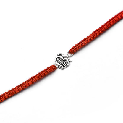 mahadev silver rakhi - Trishul Silver Rakhi