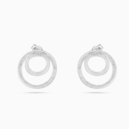 Great Summer Sale - Pure Silver Earrings &#8211; Twin Band Model