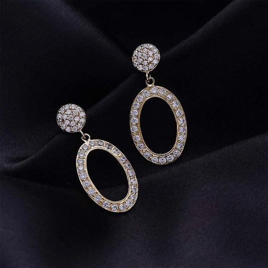 Classic Earrings - Pure Silver Earrings &#8211; Made With Rich CZ Stone