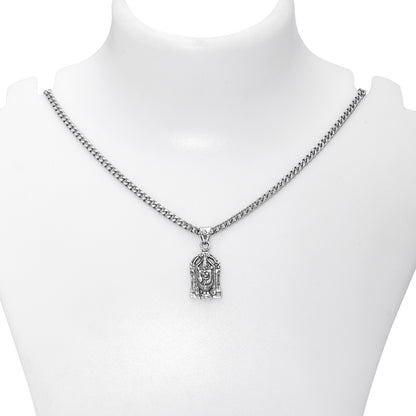 Spiritual Pendant - Pure Silver Pendant &#8211; Sacred Tirupati Balaji Blessing