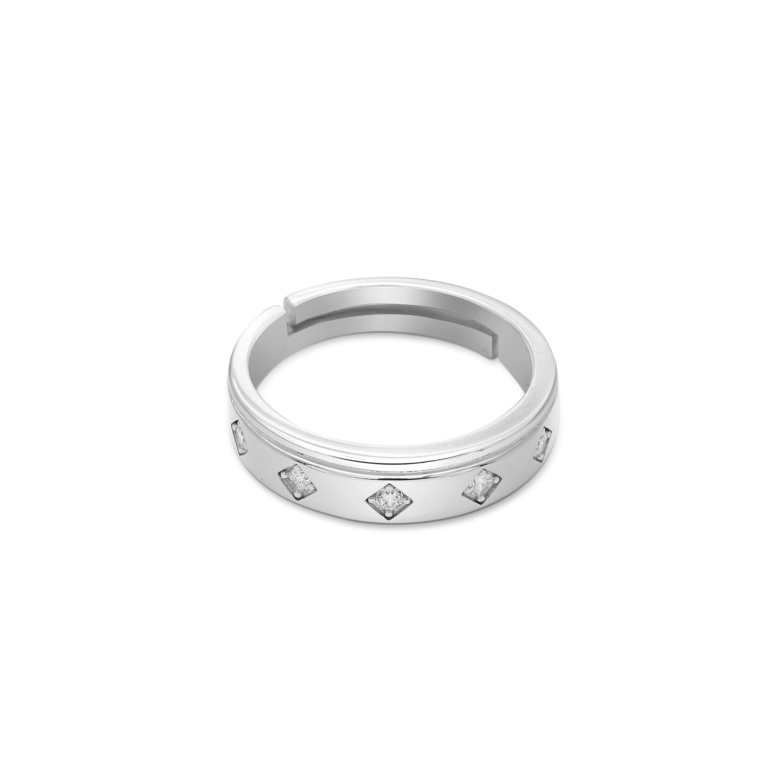 Uncategorized - Couple Rings – Silver Band for Everlasting Love